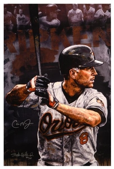 Cal Ripken Jr Autographed Stephen Holland Limited Edition Giclee